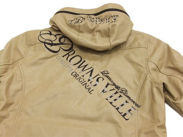 グラディエイト フェイクレザー パーカージャケット 453531 GLADIATE