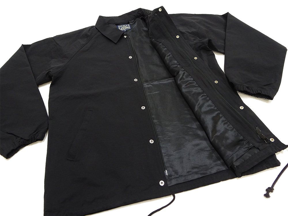 値下げ中8-28【美品】STUDIO D’ARTISAN コーチジャケット 黒 STUDIO D'ARTISAN ステュディオダルチザン コーチジャケット