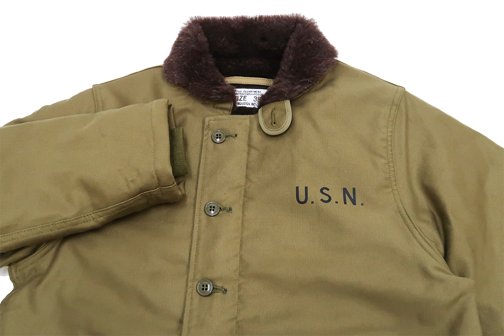 ヒューストン N-1 デッキジャケット アルパカライニング HOUSTON U.S.N. ミリタリージャケット 51131 タン 新品 : 51131-tan  : 服の福助商店 - 通販 - Yahoo!ショッピング