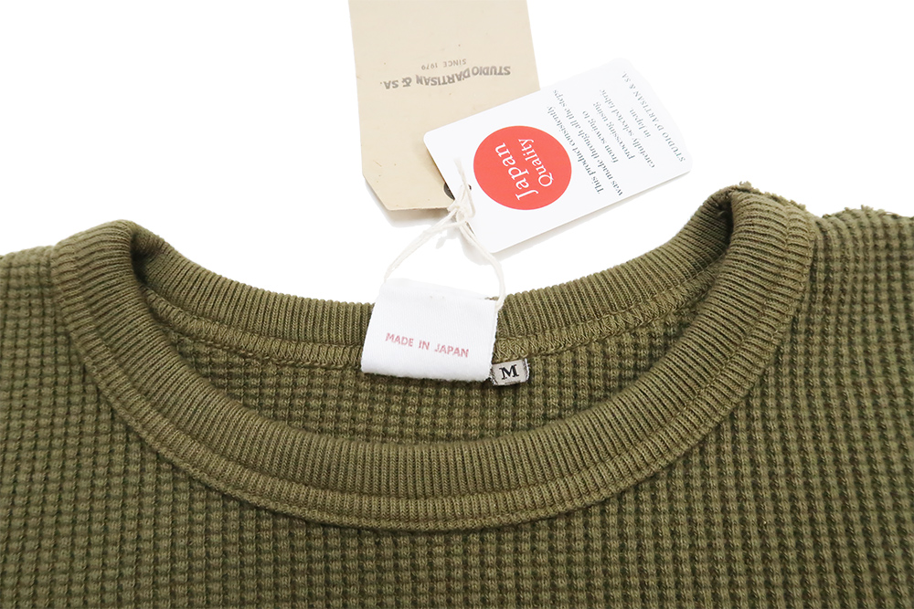 STUDIO D'ARTISAN ステュディオダルチザン ヘビーサーマル 長袖T