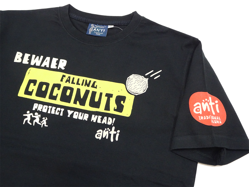 F商会 アンチ 半袖Tシャツ ANTI ハワイアン Tシャツ COCONUTS  