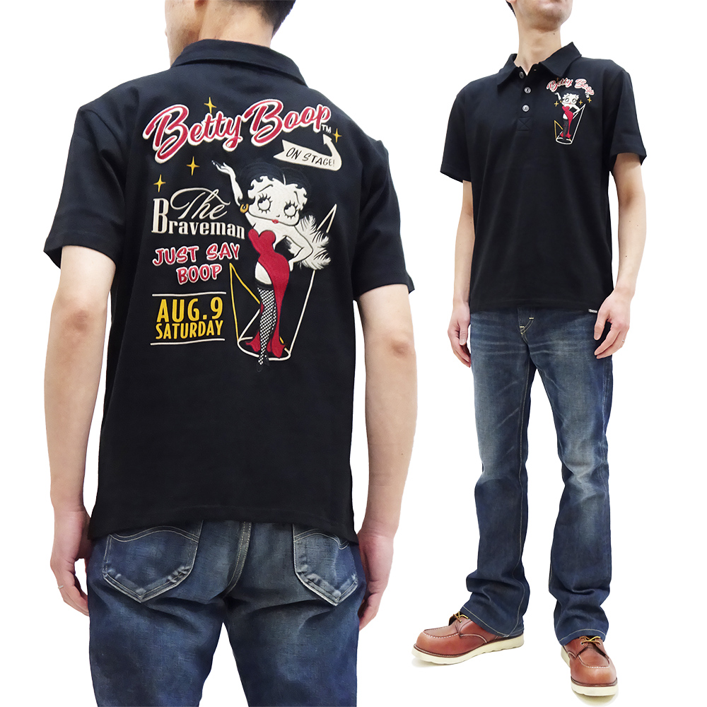 BETTY BOOP ベティ・ブープ ブレイブマン ポロシャツ ダンサー
