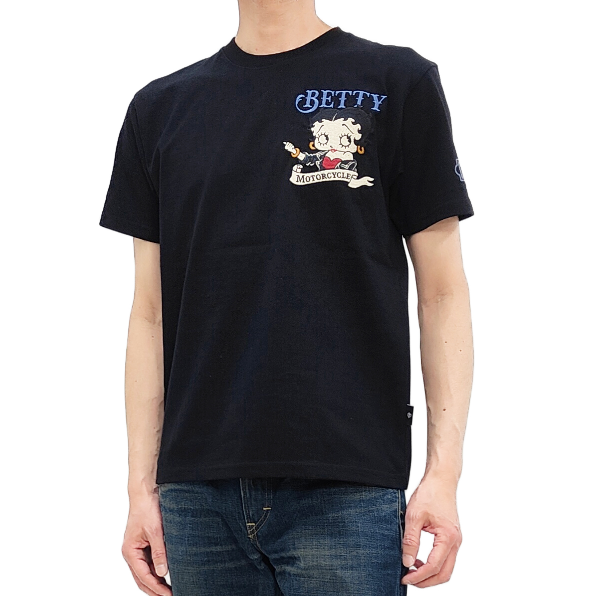 BETTY BOOP（ベティ ブープ） 半袖Tシャツ ベティちゃん Free Custom
