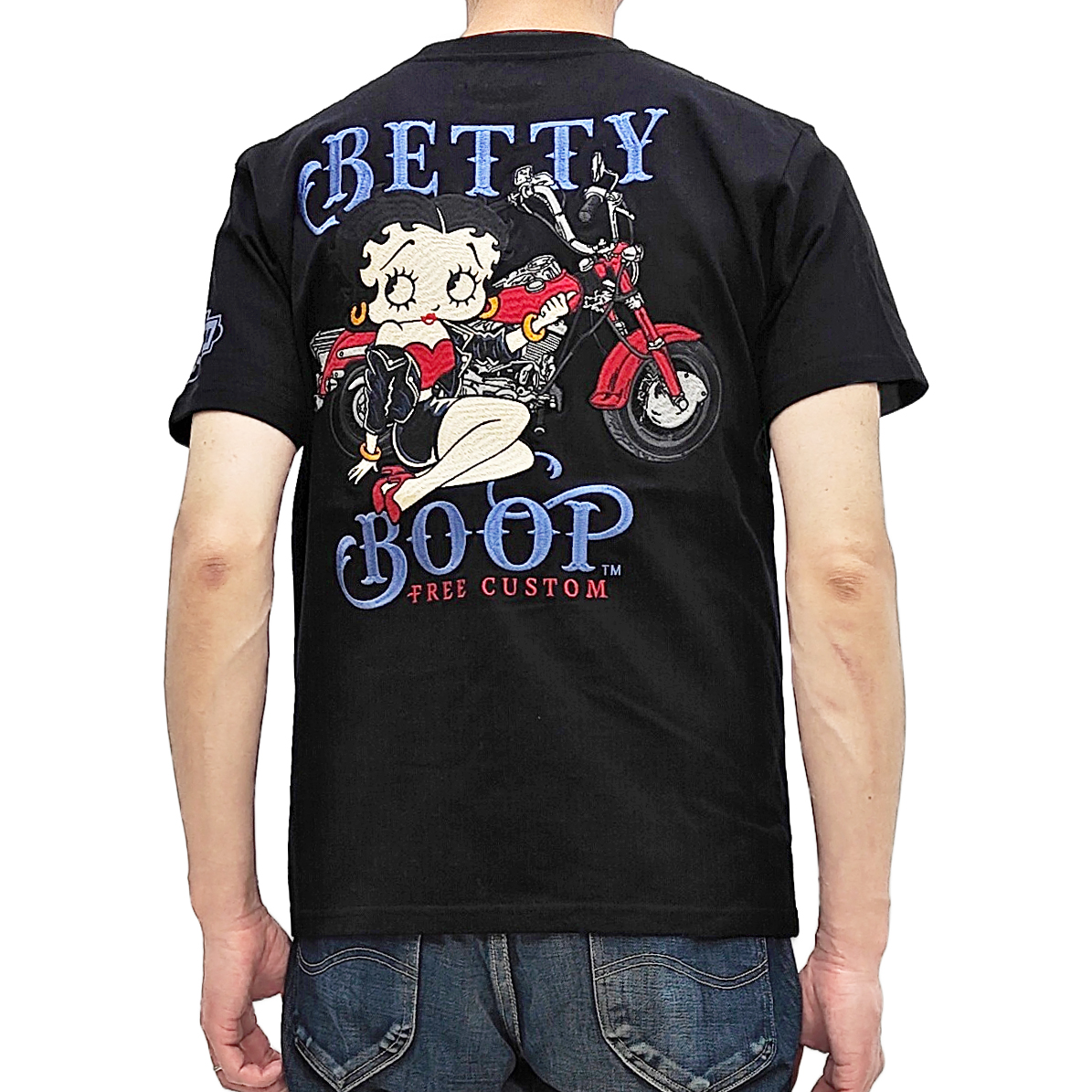 BETTY BOOP（ベティ ブープ） 半袖Tシャツ ベティちゃん Free Custom