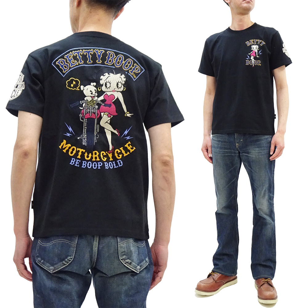 BETTY BOOP（ベティ ブープ） 半袖Tシャツ ベティちゃん＆パジー 