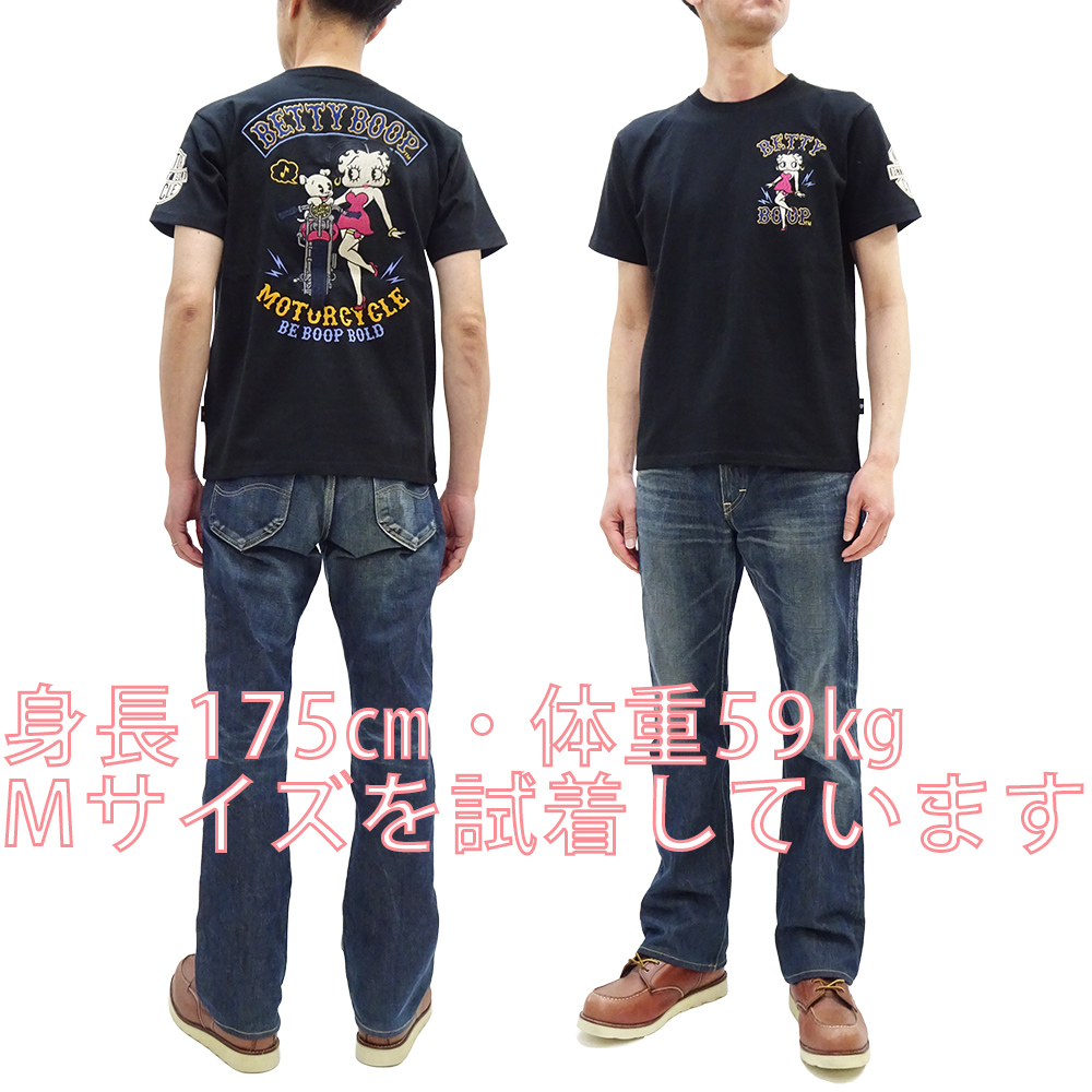BETTY BOOP（ベティ ブープ） 半袖Tシャツ ベティちゃん＆パジー 