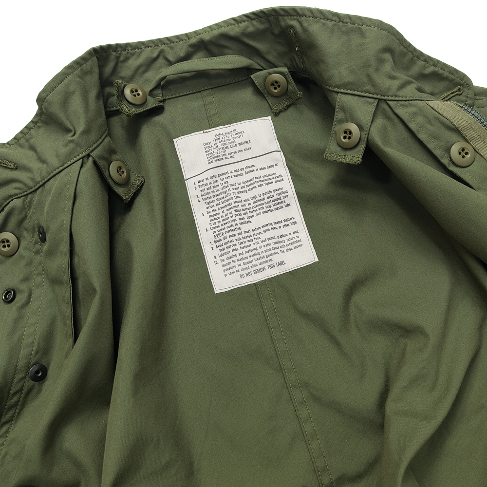 BUZZ RICKSON'S バズリクソンズ M-65 NO HOOD モッズコート BUZZ RICKSON'S バズリクソンズ M-65 NO HOOD モッズコート