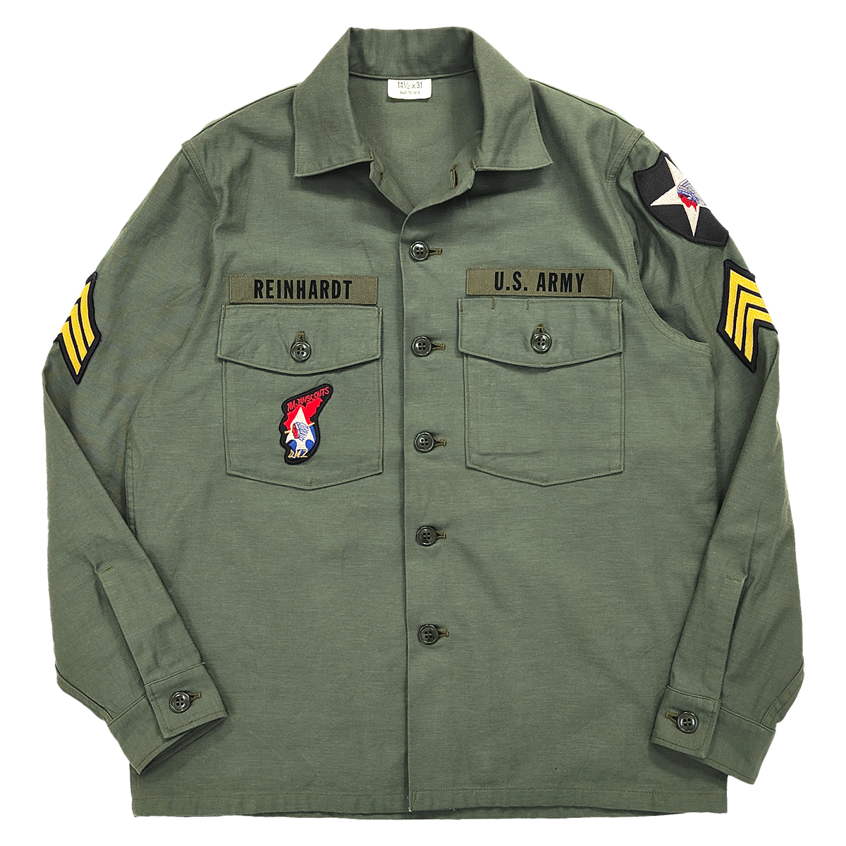 バズリクソンズ Buzz Rickson's ユーティリティー シャツ BUZZ RICKSON'S バズリクソンズ ユーティリティシャツ OG-107 長袖