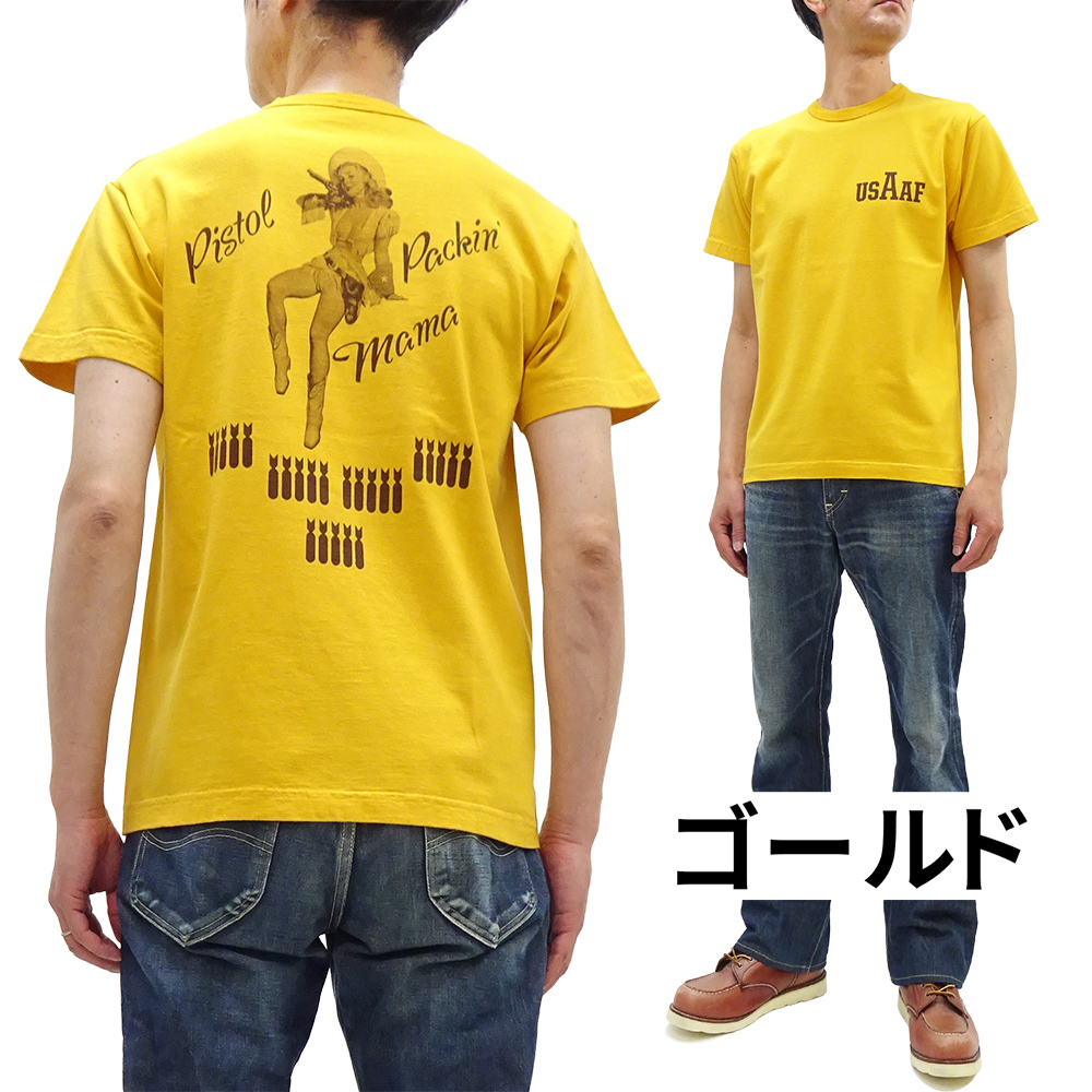 BUZZ RICKSON'S バズリクソンズ Tシャツ ピンナップガール PISTOL