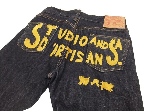 STUDIO D'ARTISAN ステュディオダルチザン 刺繍ジーンズ studio