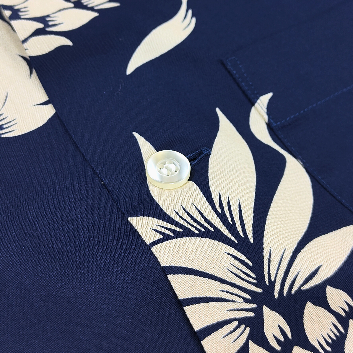 DUKE KAHANAMOKU パイナップル柄アロハシャツ M DK37811 Sun Surf Duke Kahanamoku Cotton Open Shirt Duke's Pineapple