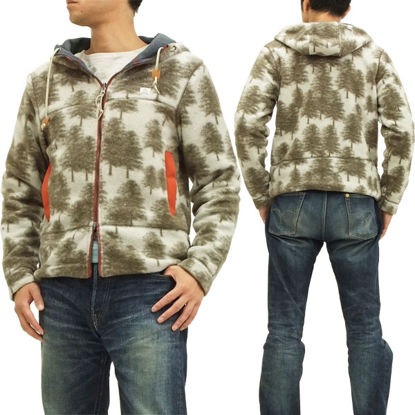 ジムマスター パーカージャケット ボアフリース×スウェット リバーシブル gym master メンズ G921564 #34 茶×墨 新品 gym master（ジムマスター） パーカージャケット ボアフリース