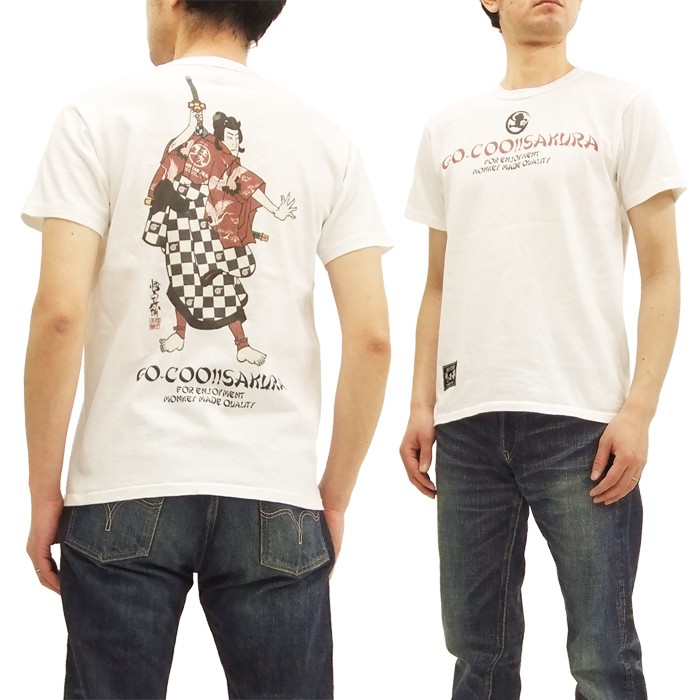 【送料関税込】中国 ARGUECULTURE Tシャツ 6249 ゴクー Tシャツ ゴクー桜 和柄 半袖Tシャツ 悟空呉服店 歌舞伎