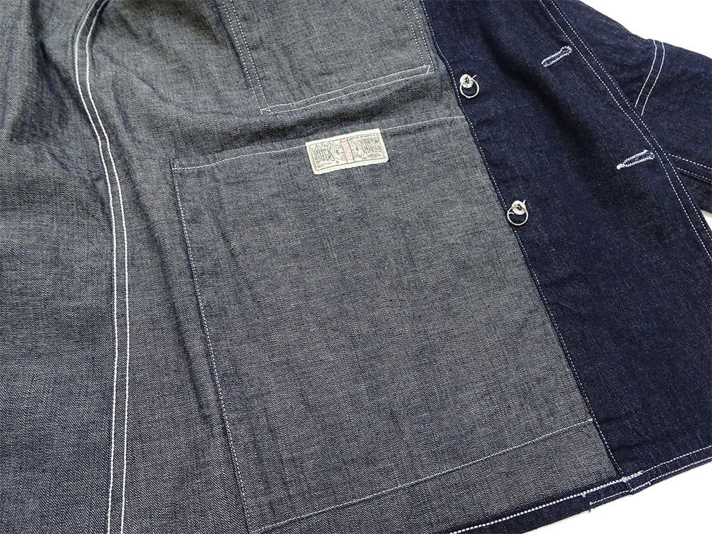 HEAD LIGHT（ヘッドライト） 9.5oz デニム ダブルブレスト コート