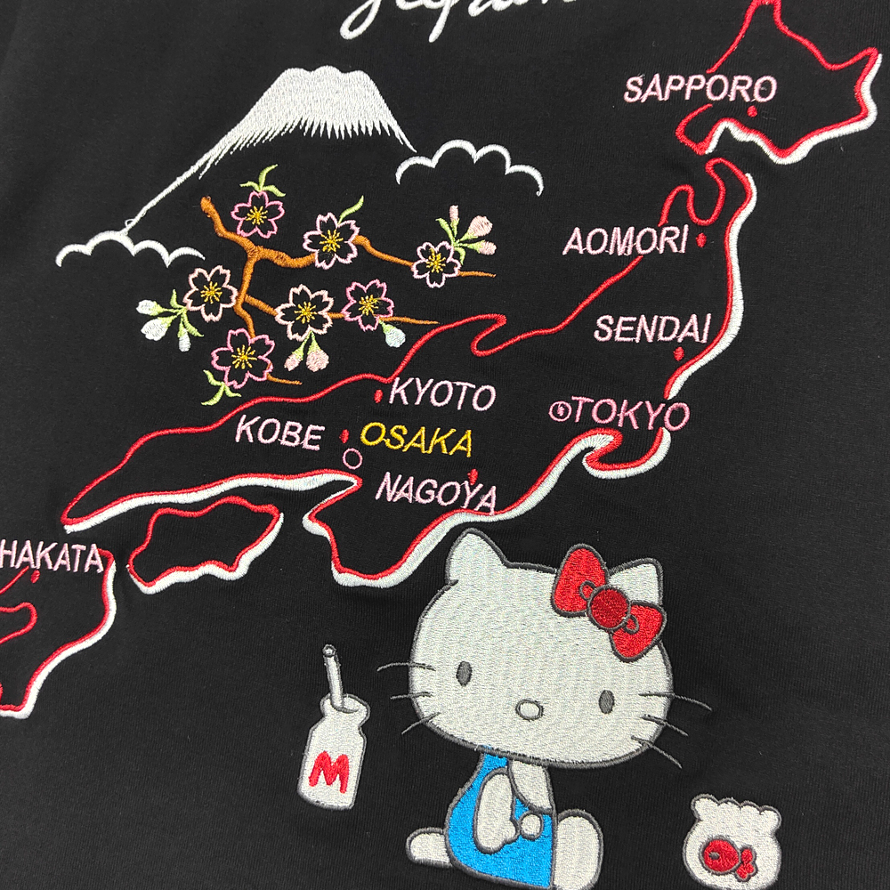 ハローキティ テンストライク 半袖Tシャツ キティちゃん 富士桜