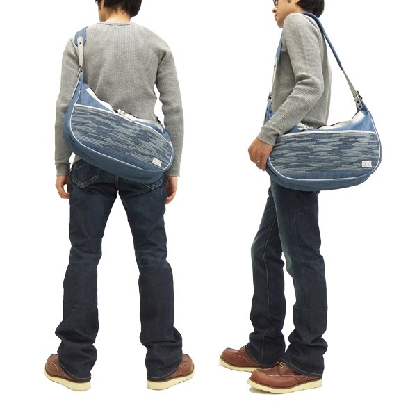バナナ　EDWINのデニム風キャディバッグ EDWIN（エドウィン） EDWIN GANF バナナショルダーバッグ KMG005-53