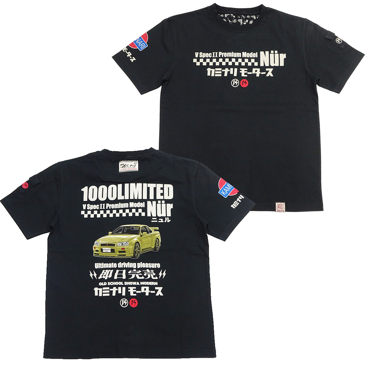 TEDMAN（テッドマン） カミナリモータース 半袖Tシャツ KAMINARI R34