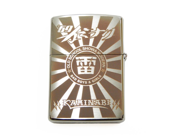 カミナリ ZIPPO ジッポライター KAMINARI オイルライター 両面