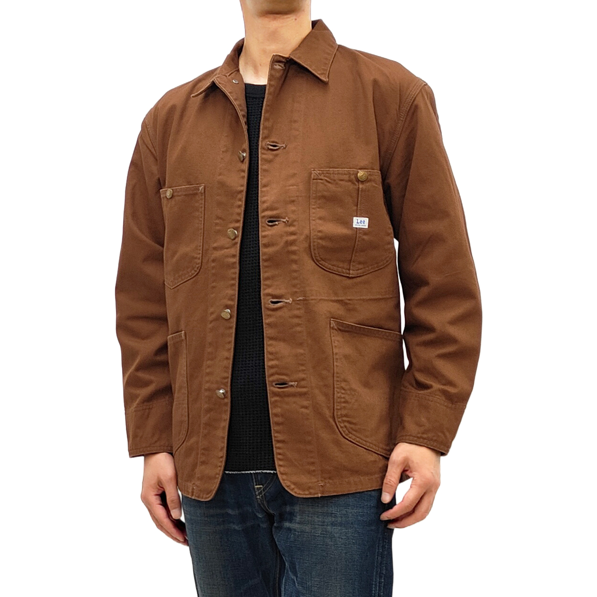 旧DENIME オリゾンティ期 Lee型ブラウンダックカバーオール Lee（リー） ダンガリーズ ロコジャケット ブラウンダック