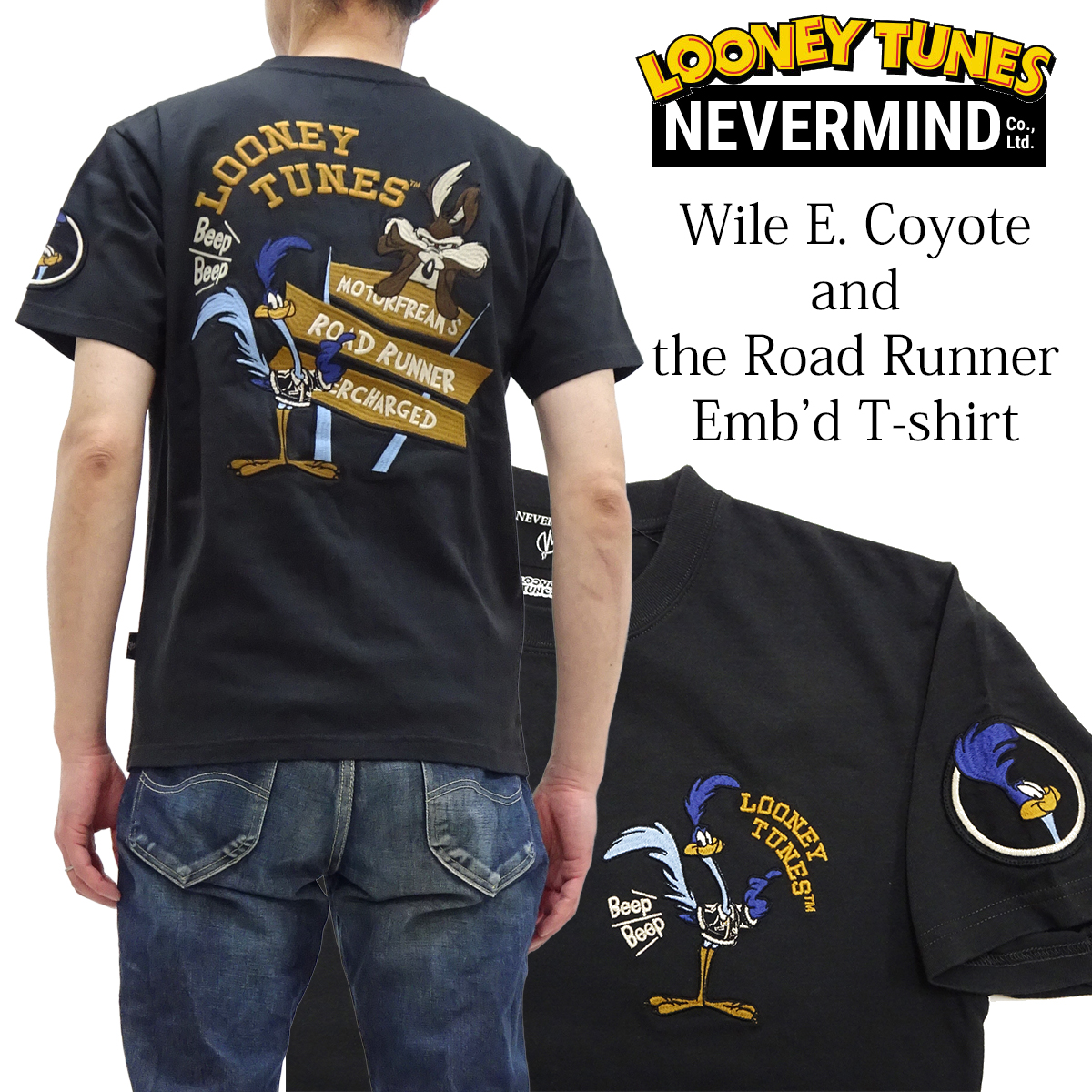 LOONEY TUNES CLASSIC ロードランナー ワイリーコヨーテ 半袖Tシャツ