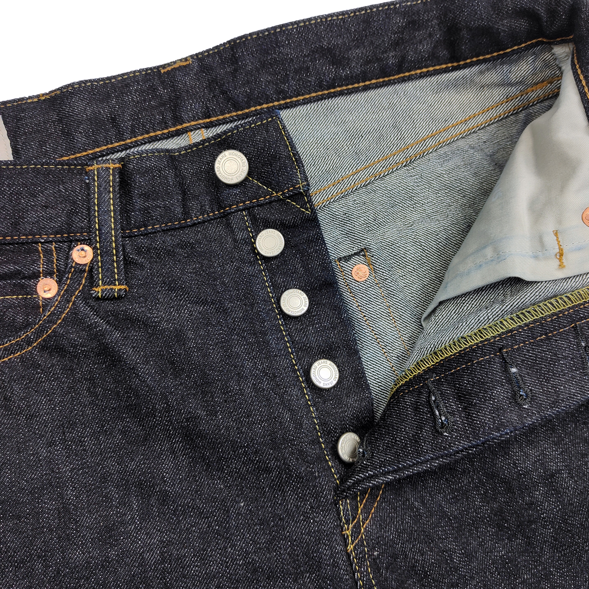 桃太郎ジーンズ クラシックストレート ジーンズ 出陣ペイント 15.7oz TOKUNO BLUE ワンウォッシュ デニムパンツ MMJB0101 新品