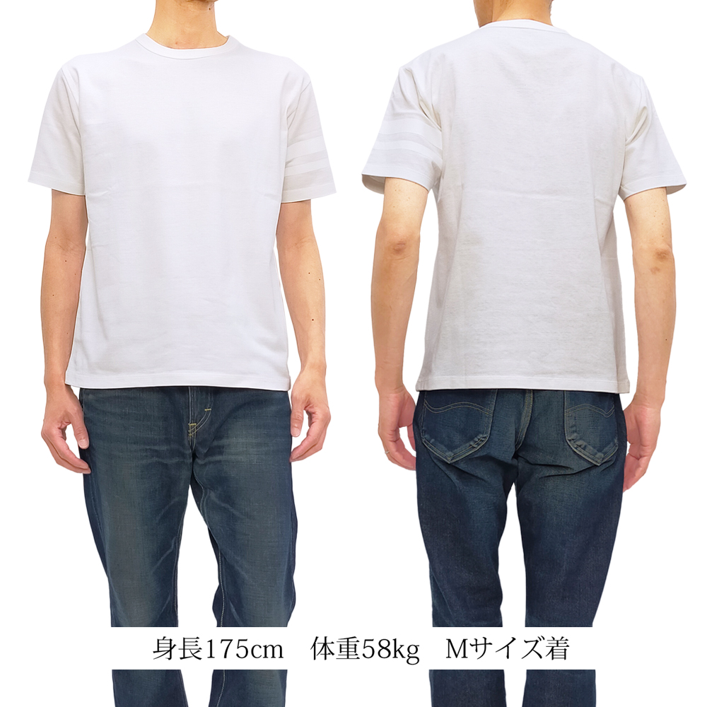 桃太郎ジーンズ 出陣ライン 半袖Tシャツ Momotaro Jeans GTB T