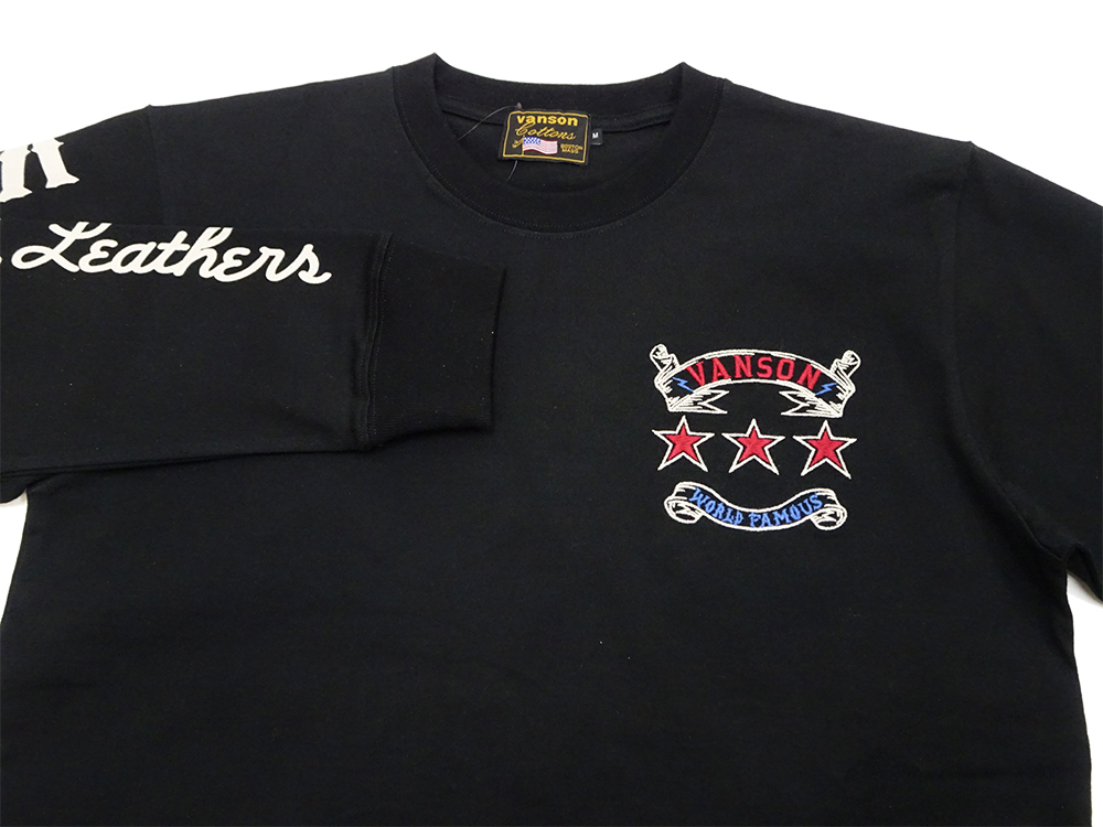 VANSON（バンソン） ロンT VANSON 長袖Tシャツ トリプルスター