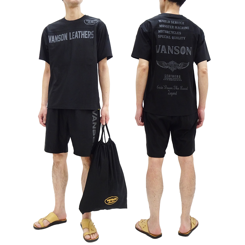 美品】VANSON バンソン トレーニングウェア セットアップ 総柄