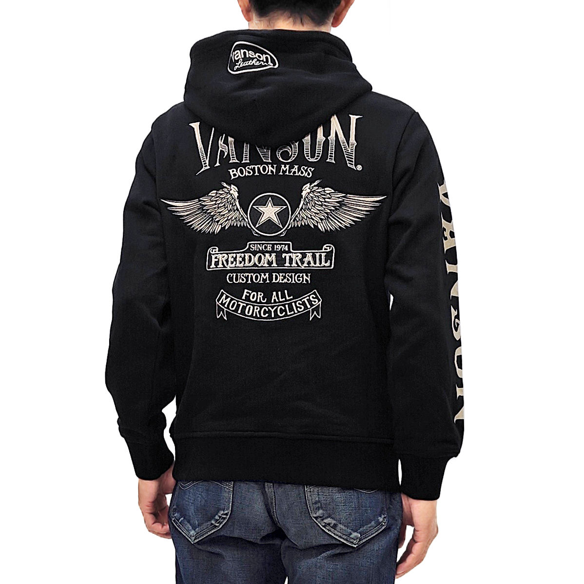 VANSON（バンソン） プルオーバー フーデッド スウェットシャツ 裏毛