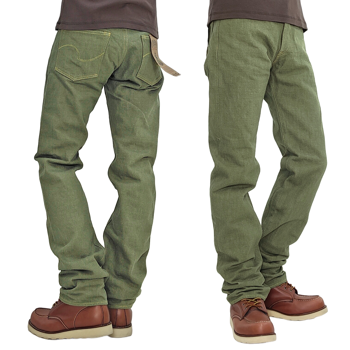 スターチームデニムオリーブ STAR TEAMCARPENTER JEANS - Apple Butter Store