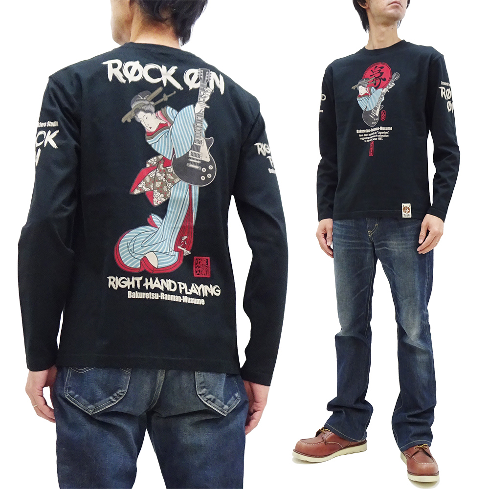 B-R-M 爆裂爛漫娘 爆裂爛漫娘 長袖Tシャツ B-R-M 爆烈 花魁 ROCK ON