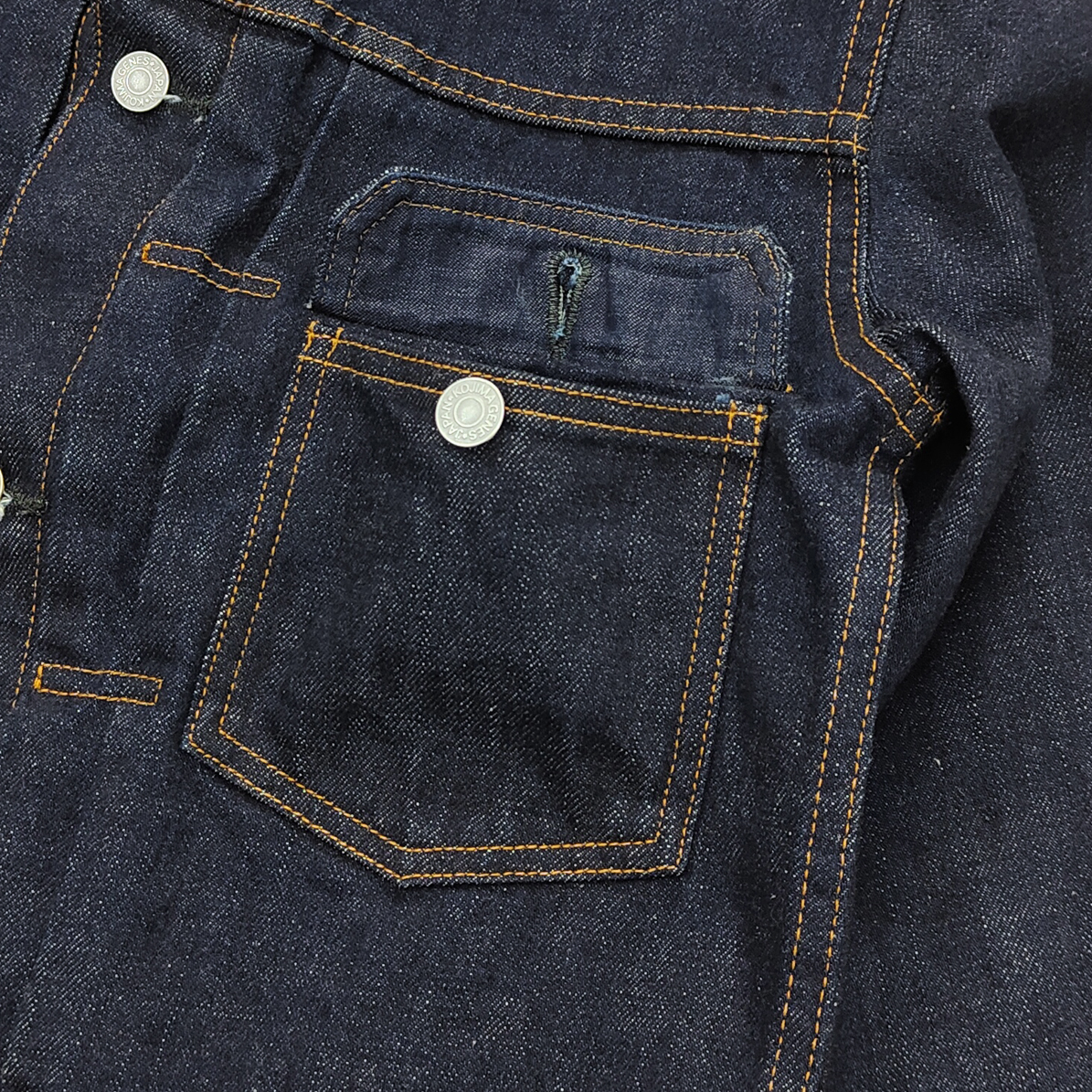 児島ジーンズ デニムジャケット KOJIMA GENES 15oz セルビッチ