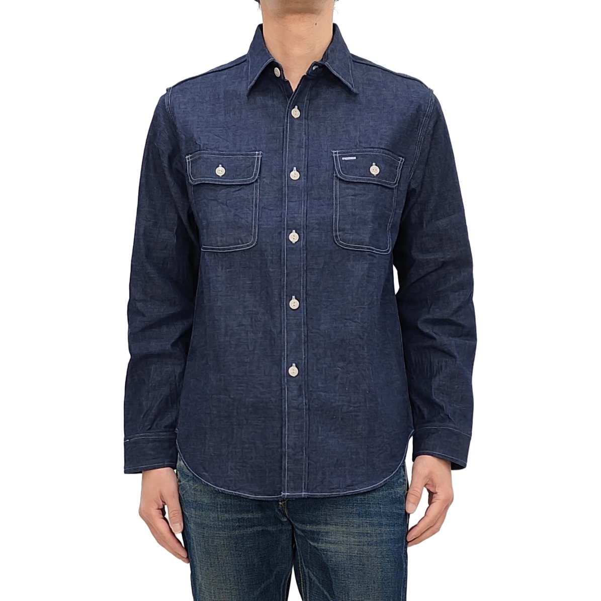 SUGAR CANE シュガーケーン ブルーデニム ワークシャツ Sugar Cane 9oz