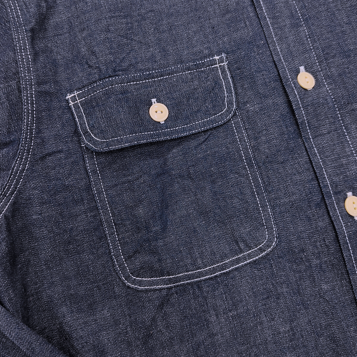 SUGAR CANE シュガーケーン ブルーデニム ワークシャツ Sugar Cane 9oz