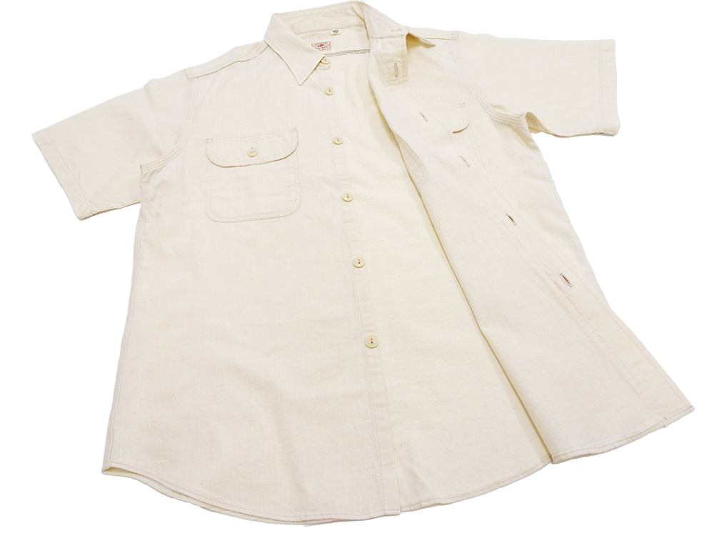 SUGAR CANE シュガーケーン ホワイトシャンブレー ワークシャツ Sugar