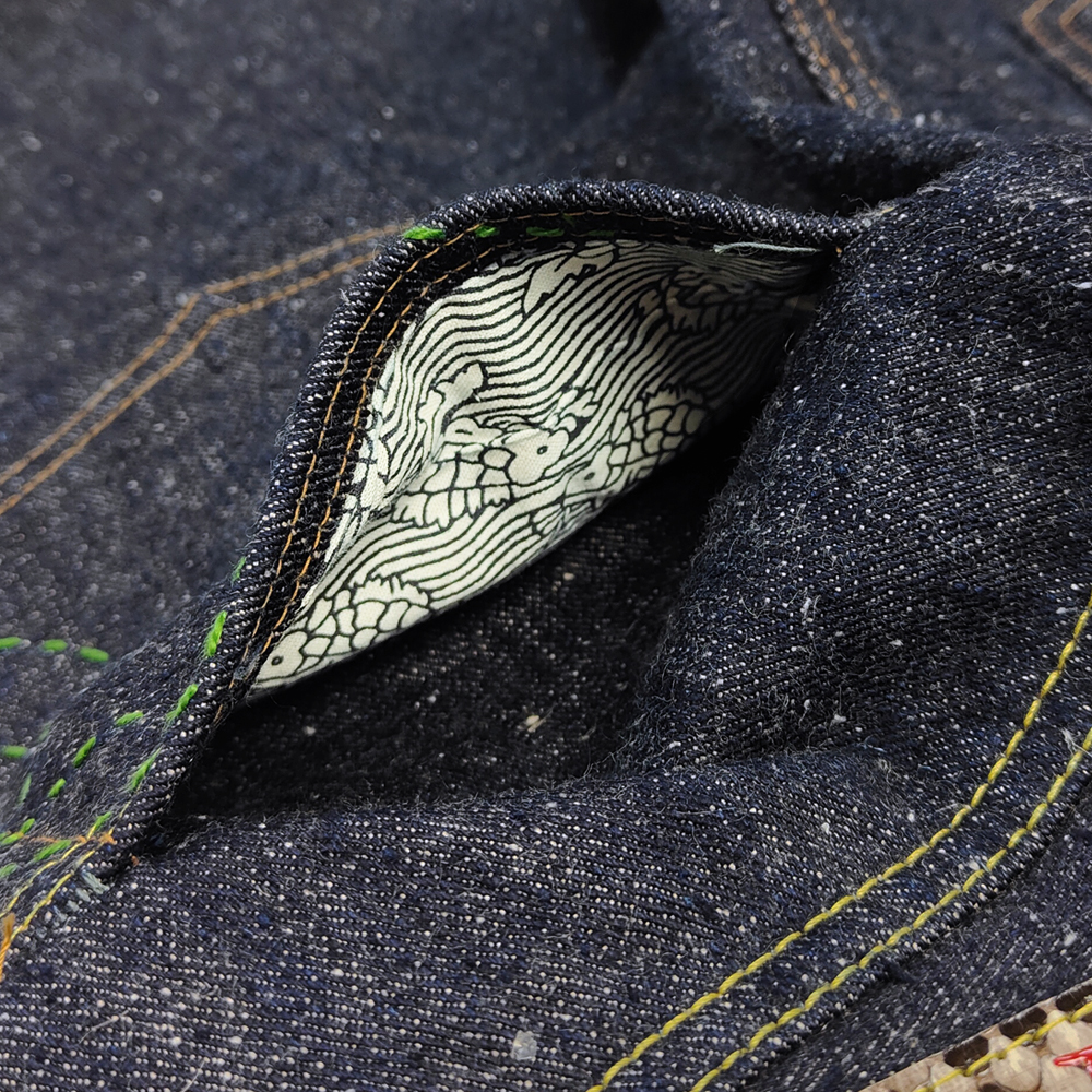 SUGAR CANE 砂糖黍製 14oz. 琉球藍混左綾DENIM | Jeans Shop 3rd