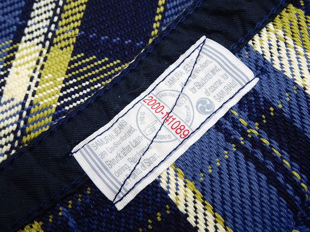 サムライジーンズ 長袖シャツ Samurai Jeans ロープインディゴ