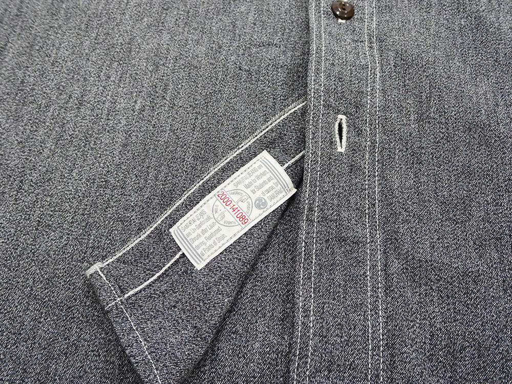 サムライジーンズ　セルビッチシャンブレーワークシャツ　サイズM 楽天市場】サムライジーンズ 長袖シャツ SJCBS23 Samurai Jeans