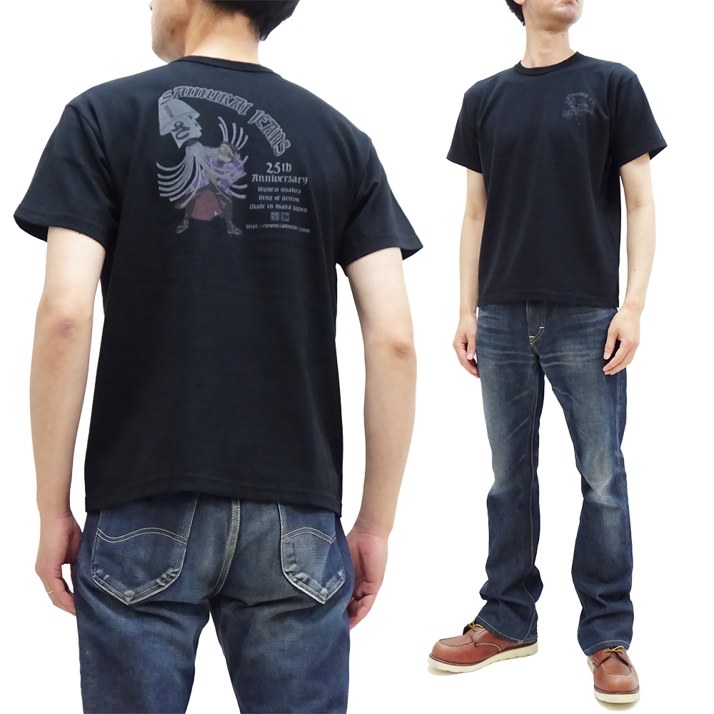 サムライジーンズ 25周年 Tシャツ Samurai Jeans 火消し 纏 さ組 半袖T