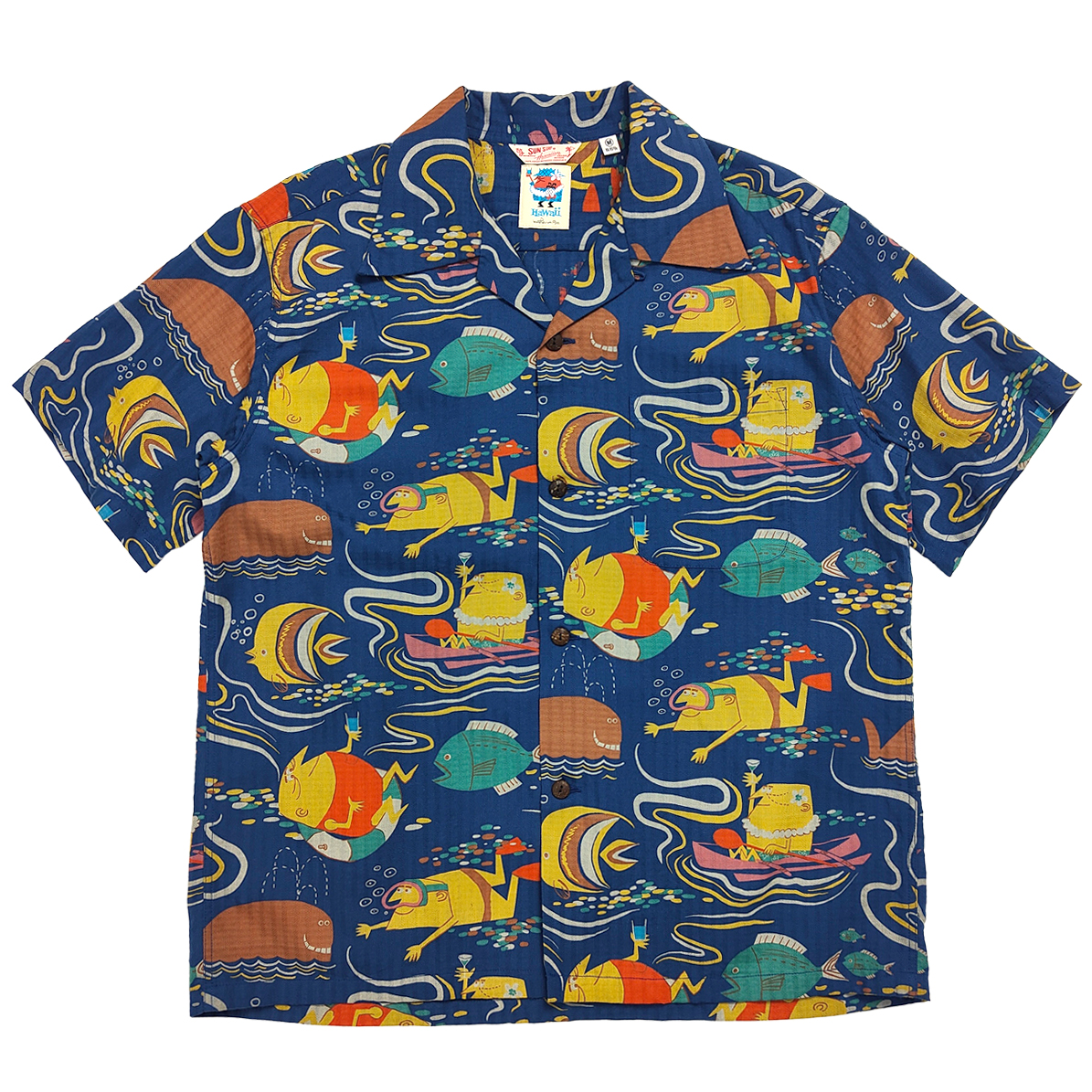SUN SURF サンサーフ アンクルトリス ドビーコットン アロハシャツ