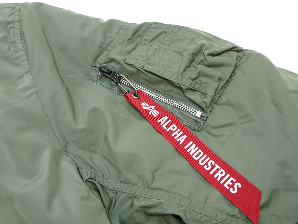 Alpha Industries アルファ ライト MA-1 ALPHA ポリエステル
