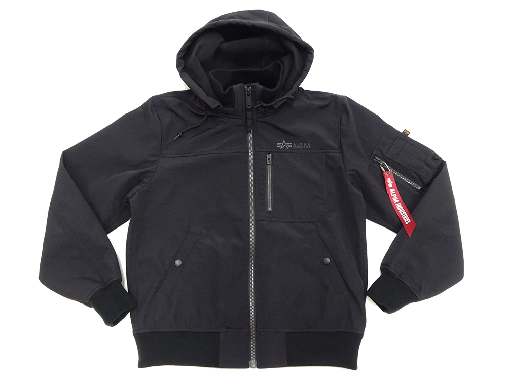 Alpha Industries アルファ フーデッド リブジャケット ALPHA