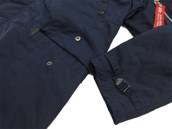 アルファ フーデッドジャケット TA1058-067 ALPHA パーカーJKT メンズ 薄中綿 ショートコート RPブルー 新品