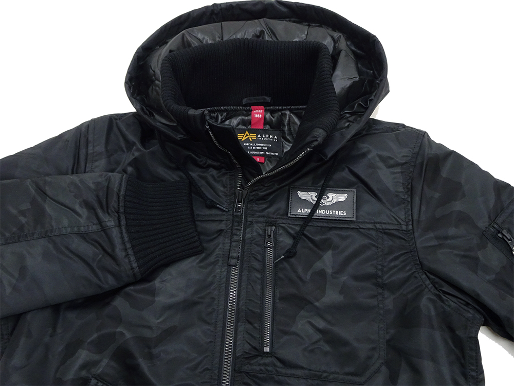 ALFA INDUSTRIES ジャケット　黒　Mサイズ Amazon | Alpha Industries M-65 フィールドジャケット
