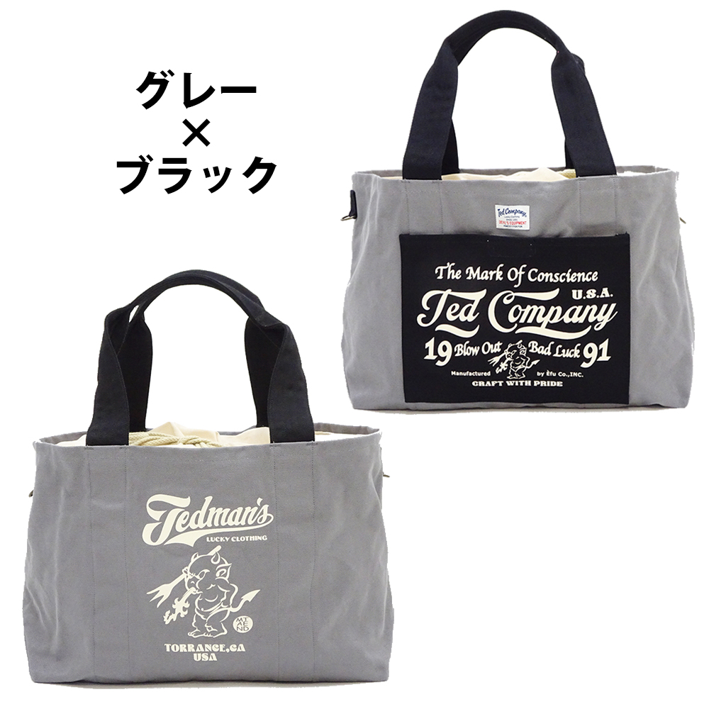 TEDMAN（テッドマン） キャンバス トートバッグ ラッキーレッドデビル 