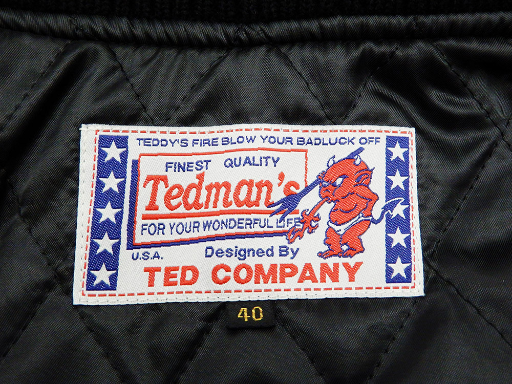 TEDMAN テッドマン スタジャン スタジアムジャケット テッド TEDMAN テッドマン スタジャン スタジアムジャケット テッド