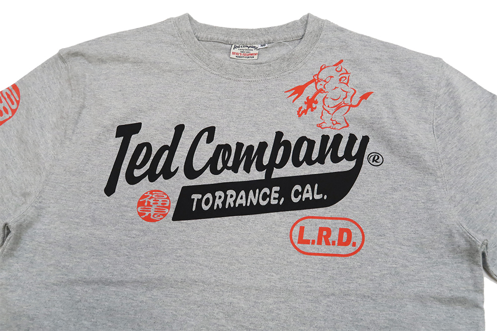 TEDMAN（テッドマン） 長袖Tシャツ ロンT TED COMPANY パステル