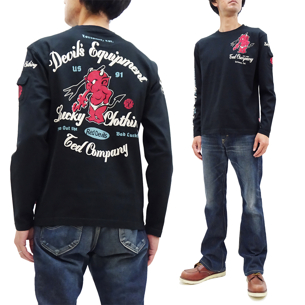 TEDMAN（テッドマン） 長袖Tシャツ ロンT DEVIL EQUIPMENT エフ商会