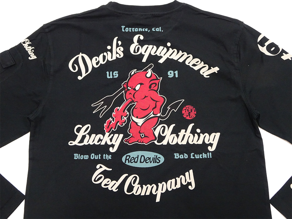 Ted Company TDHP-06 W32 テッドマン TEDMAN（テッドマン） 長袖Tシャツ ロンT DEVIL EQUIPMENT エフ商会