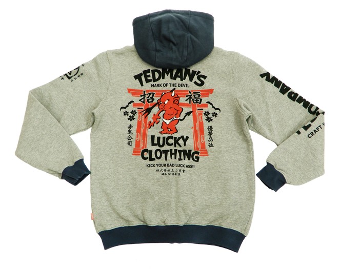 TEDMAN テッドマン パーカー ジップスウェットパーカー 招福